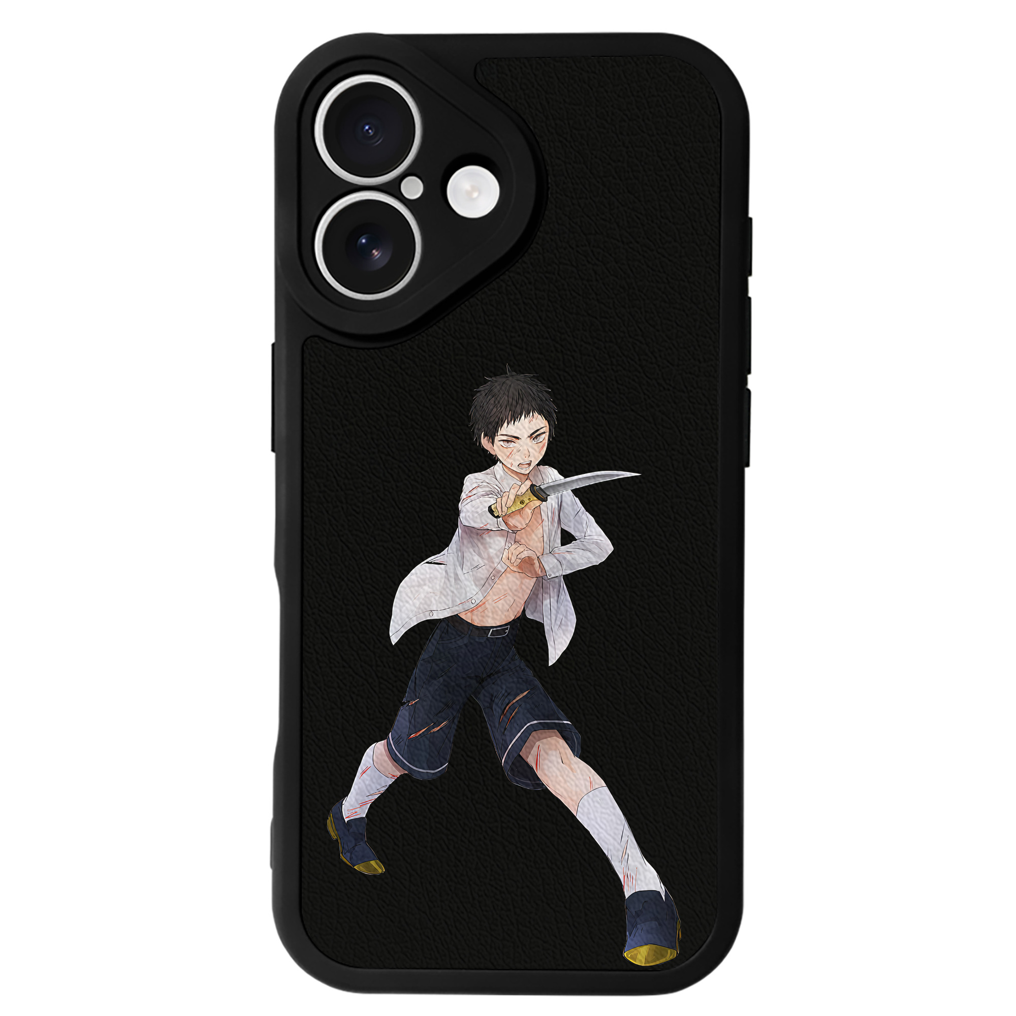 （画像用） 刀剣乱舞 Touken Ranbu 【iPhone 16シリーズ対応】シリコンスマホケース（レザー調） 材質：シリコン